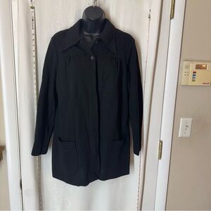 Vintage Women's Russ Black Oversized Sweater